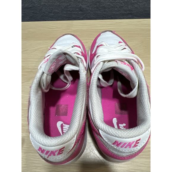 Nike Dunk Low Laser/Fuschia Sneakers Kids Size 1Y GS FB9108-102 (Read) - Picture 6 of 12
